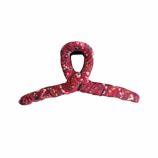 Loop Hair Claw - Liberty Donna Maroon