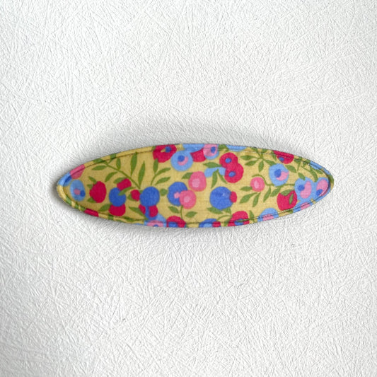 Large Snap Hair Clip - Liberty Wiltshire Yellow