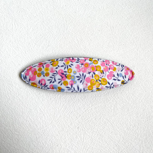 Large Snap Hair Clip - Liberty Wiltshire Bud Pink