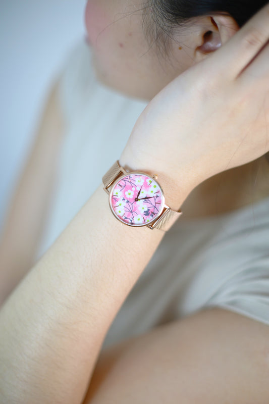 Fabric Watch - Liberty Mitsi Pink