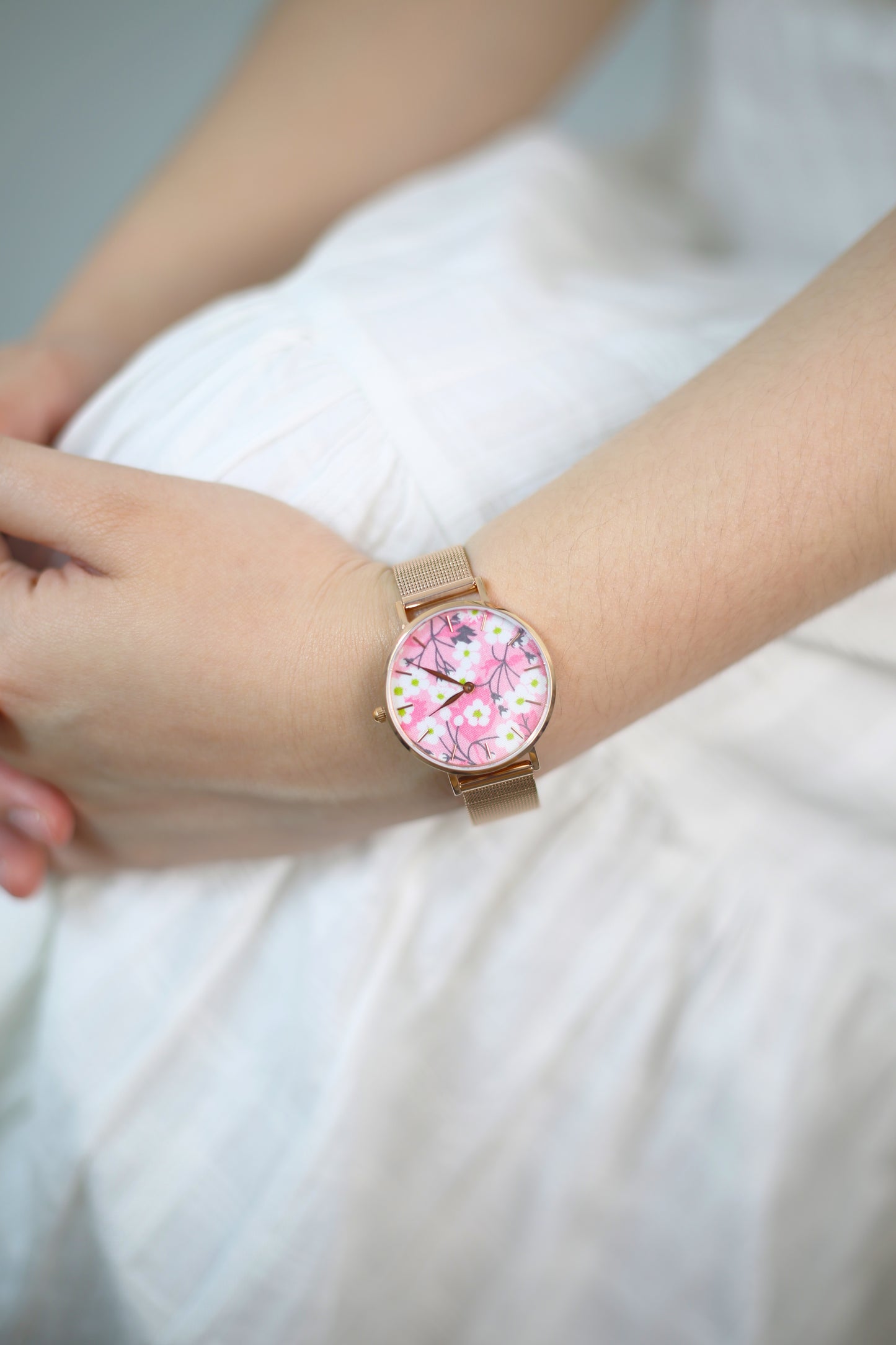 Fabric Watch - Liberty Mitsi Pink