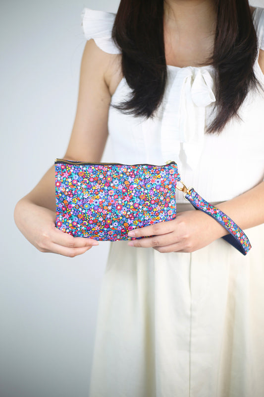 Wristlet Zip Pouch - Liberty Dazzle